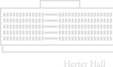 Stylized rendering of the Herter Hall, home of the Herter Art Gallery