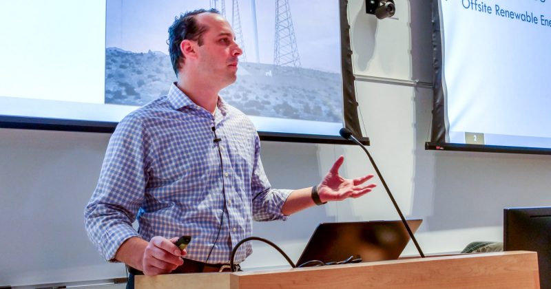 Zac Bloom of Competitive Energy Systems speaks on Energy Procurement Strategies