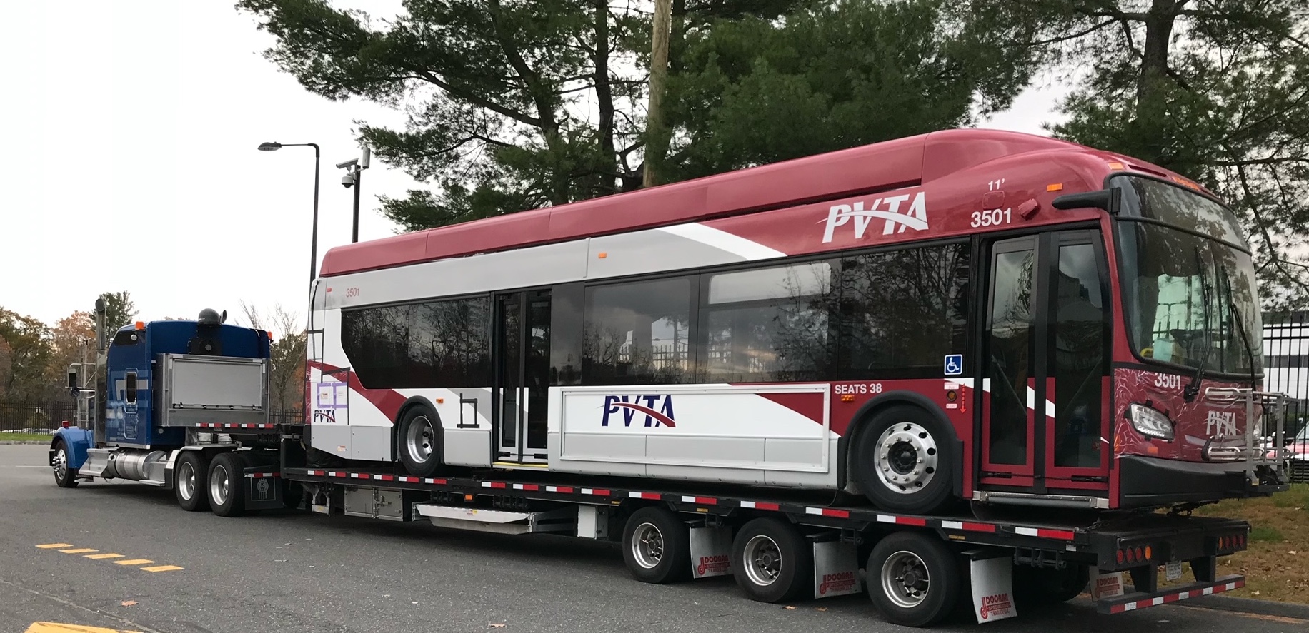UMass Transit Receives First All-Electric Bus From PVTA : UMass Amherst