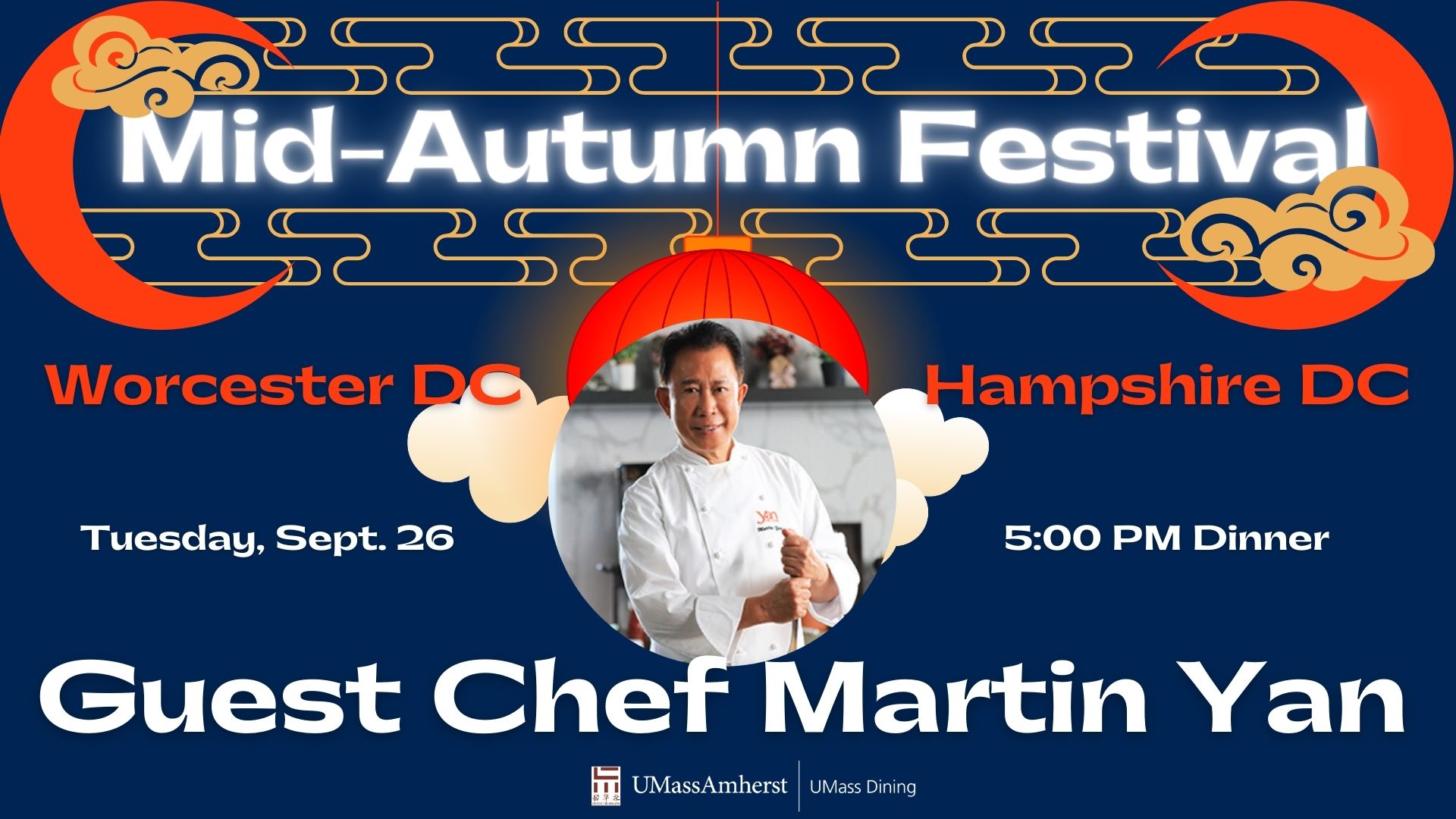 Mid Autumn Festival with Chef Martin Yan : UMass Amherst